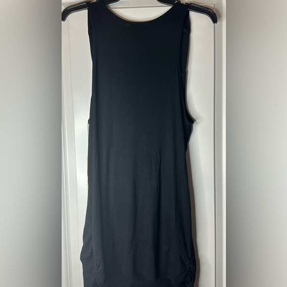 NWT Vertigo Paris sleeveless black tunic top scoop neck XL - Picture 2 of 6